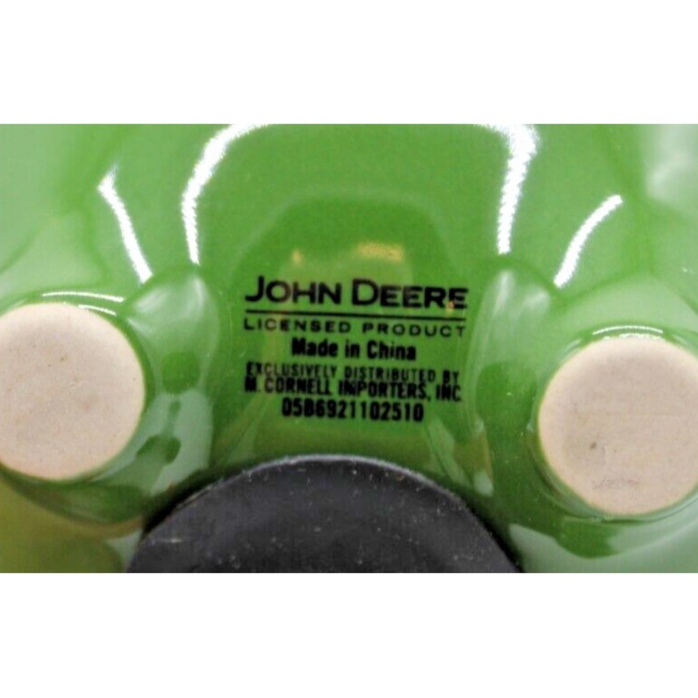John Deere Green PIG Piggy Bank With Box NEW 2009 Collectible Stoneware - Picture 6 of 10
